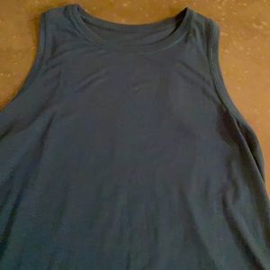 Women’s athletic tank top in sea blue color. BNWOT size medium